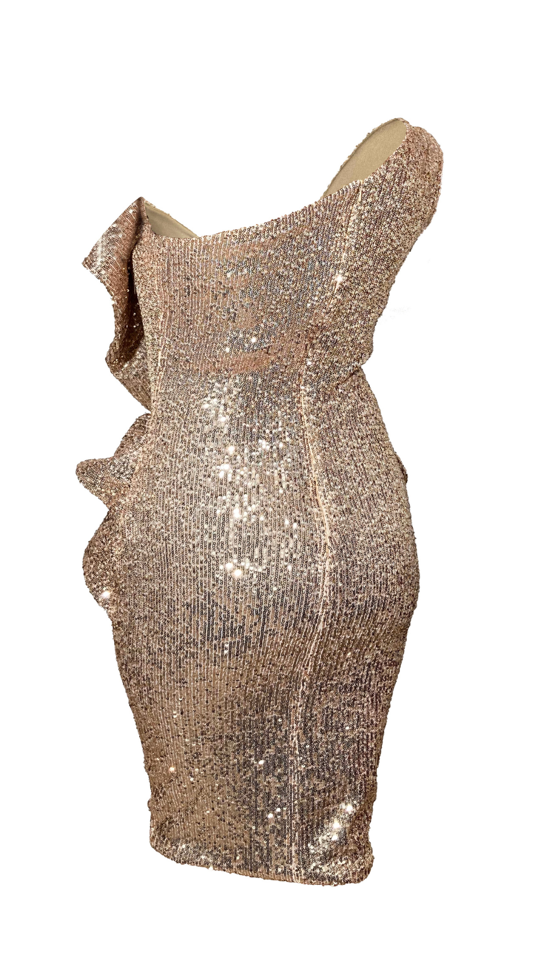 Laura One-Shoulder Sequin Cocktail Dress