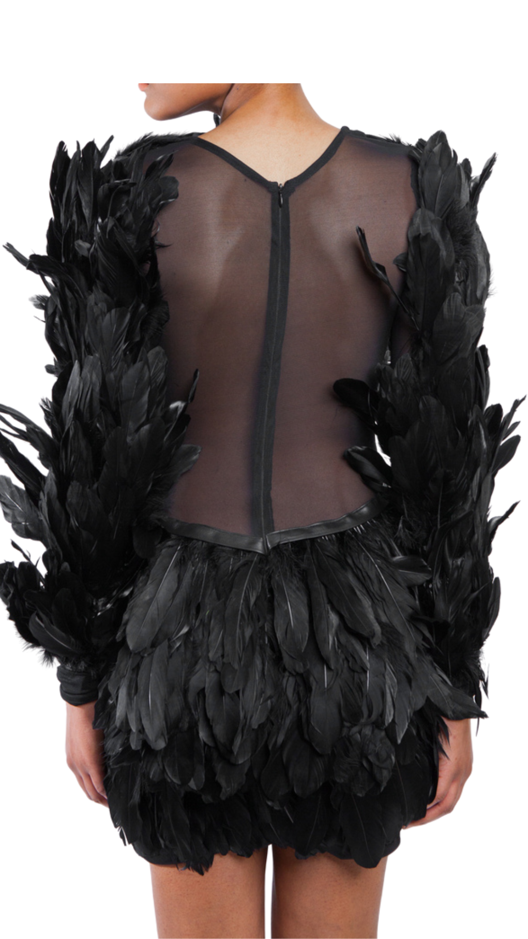 Tina Feather Cocktail Dress