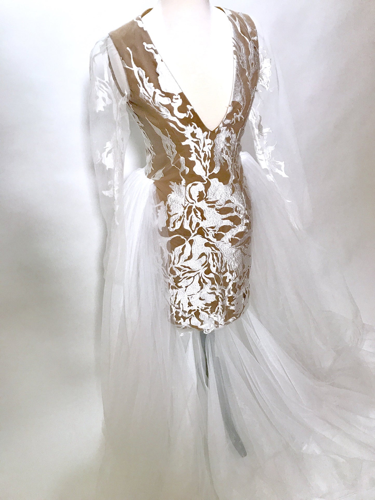 ladies nude dress Barely There Lace Dress Nude